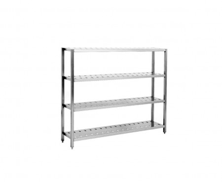 Rack w/Perforated Shelves
